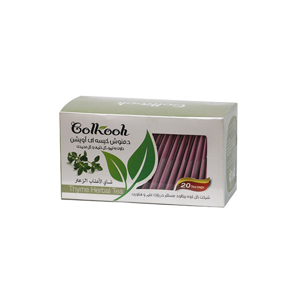 دمنوش کیسه ای آویشن گلکوه بسته 20 عددی