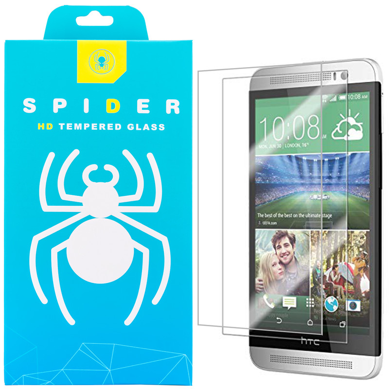 محافظ صفحه نمایش اسپایدر مدل GL-2000 مناسب برای گوشی موبایل اچ تی سی E8 بسته دو عددی