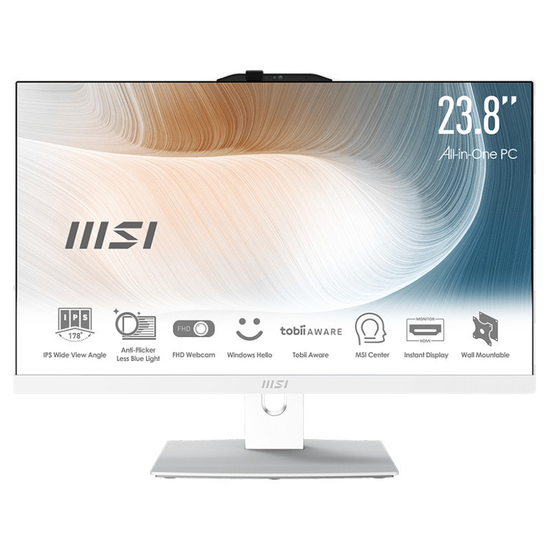 کامپیوتر همه کاره 23.8 اینچ ام اس آی مدل AM242P 13M-i5 16GB 500GB Iris Xe
