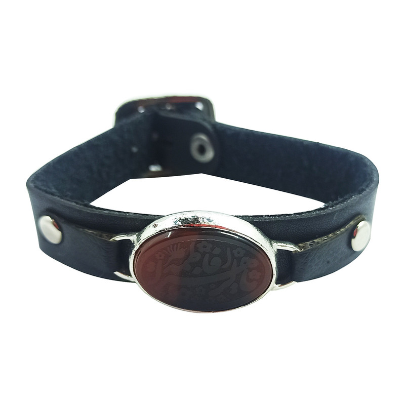 دستبند مردانه سلین کالا مدل عقیق خطی ce-As230