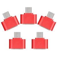 مبدل USB به microUSB کد pe02 بسته 5 عددی