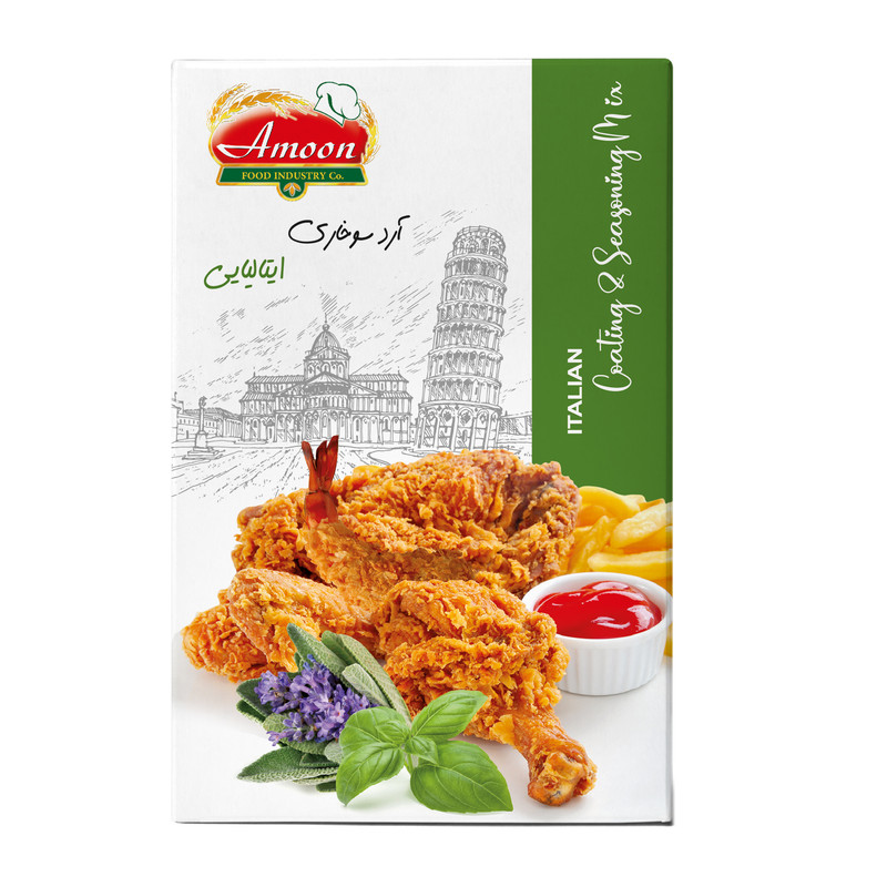 خرید و قیمت پودر سوخاری ایتالیایی آمون - 200 گرم