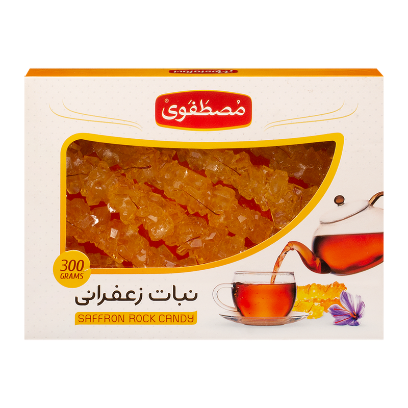 خرید و قیمت نبات زعفرانی مصطفوی مقدار 300 گرم