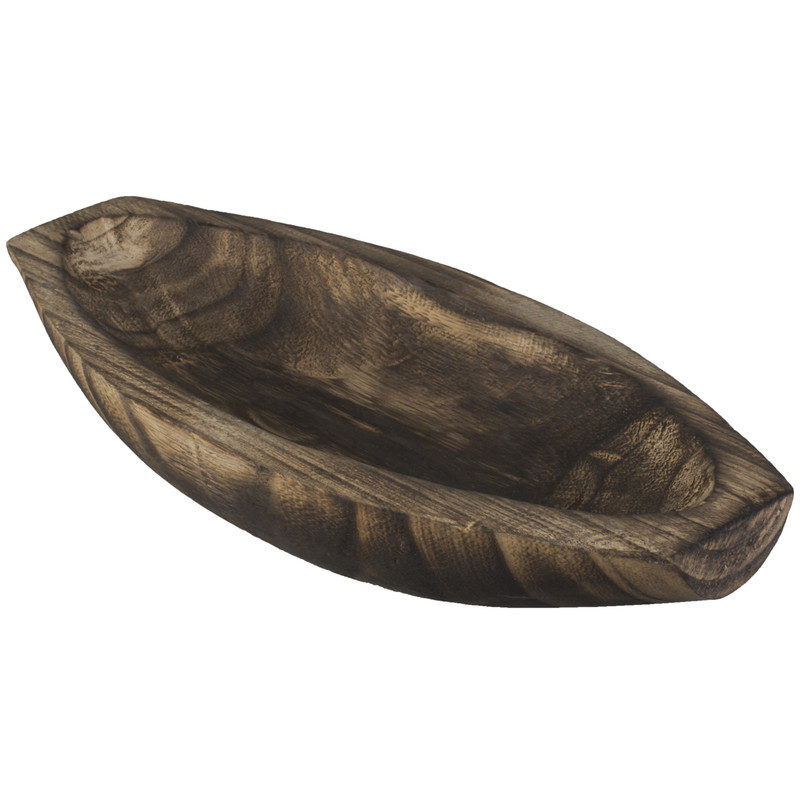 ظرف چوبی قایقی آلفا مدل 6302 سایز کوچک