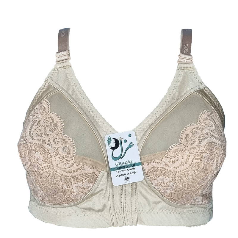 سوتین زنانه غزل مدل پرلون بالاشیشه ای کد 1983