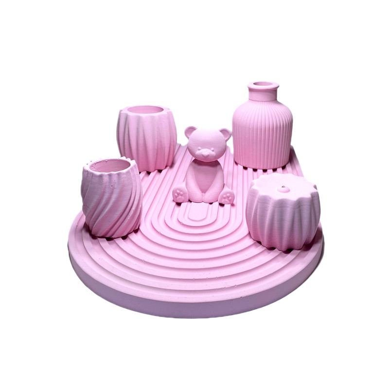 ست 6 تکه جاعودی بتنی کد 3051