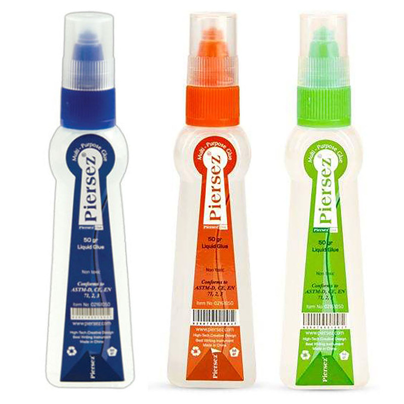 خرید و قیمت چسب مایع پییرسز کد 0101 بسته 3 عددی
