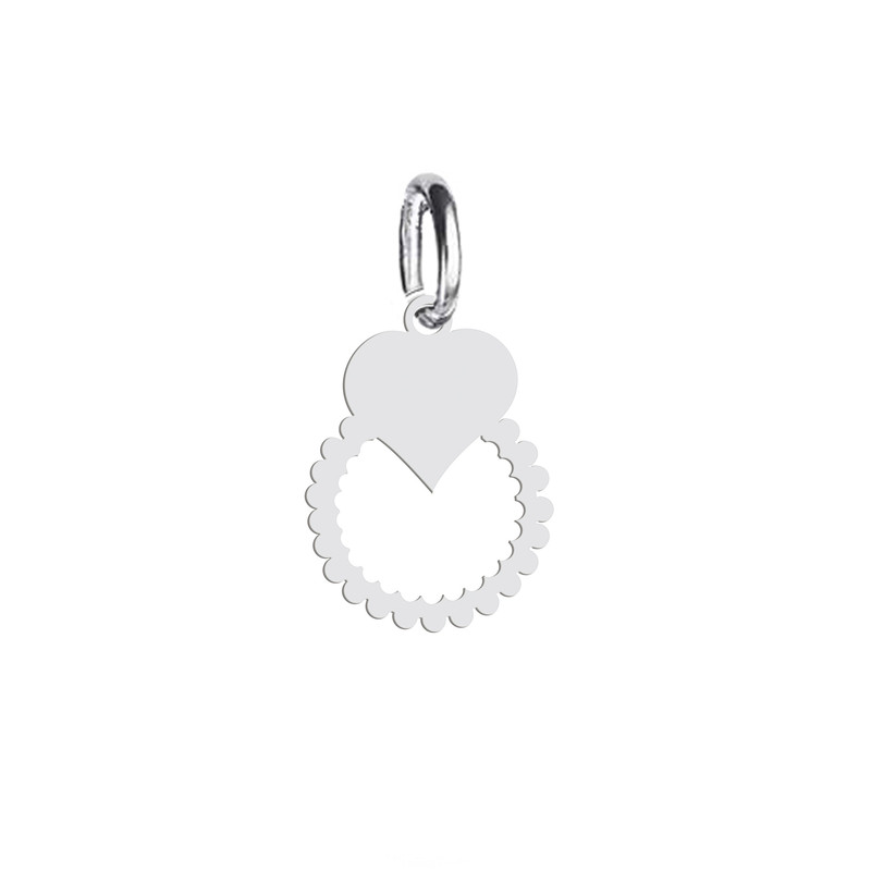 آویز گردنبند هایکا طرح قلب مدل ha42