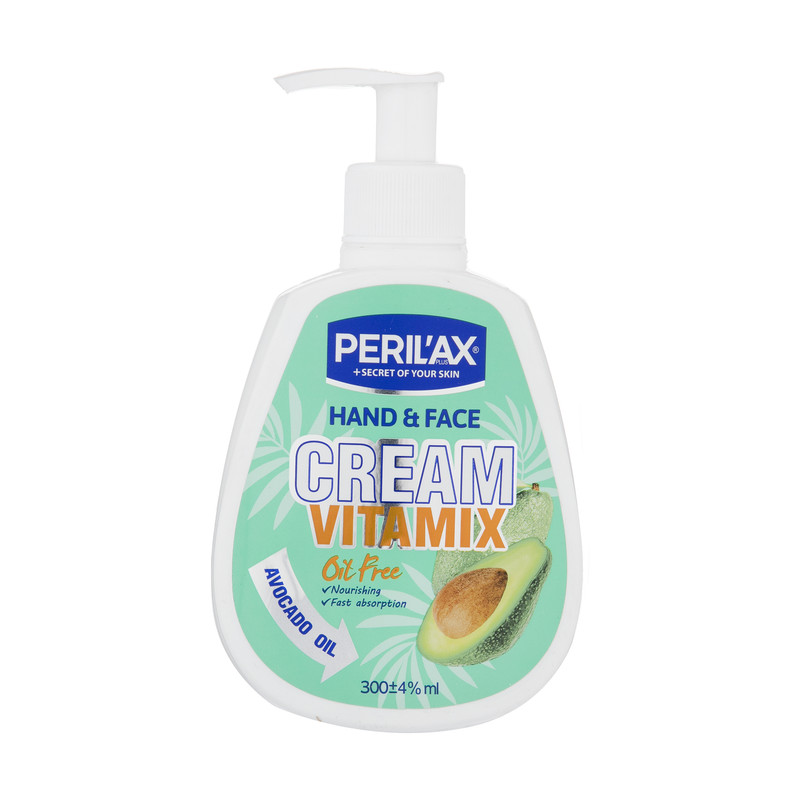 کرم مرطوب کننده پریلاکس پلاس مدل Avocado Oil حجم 300 میلی لیتر