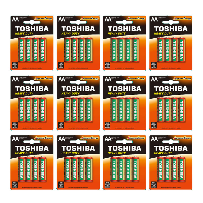 باتری قلمی توشیبا مدل هوی دیوتی بسته 48 عددی