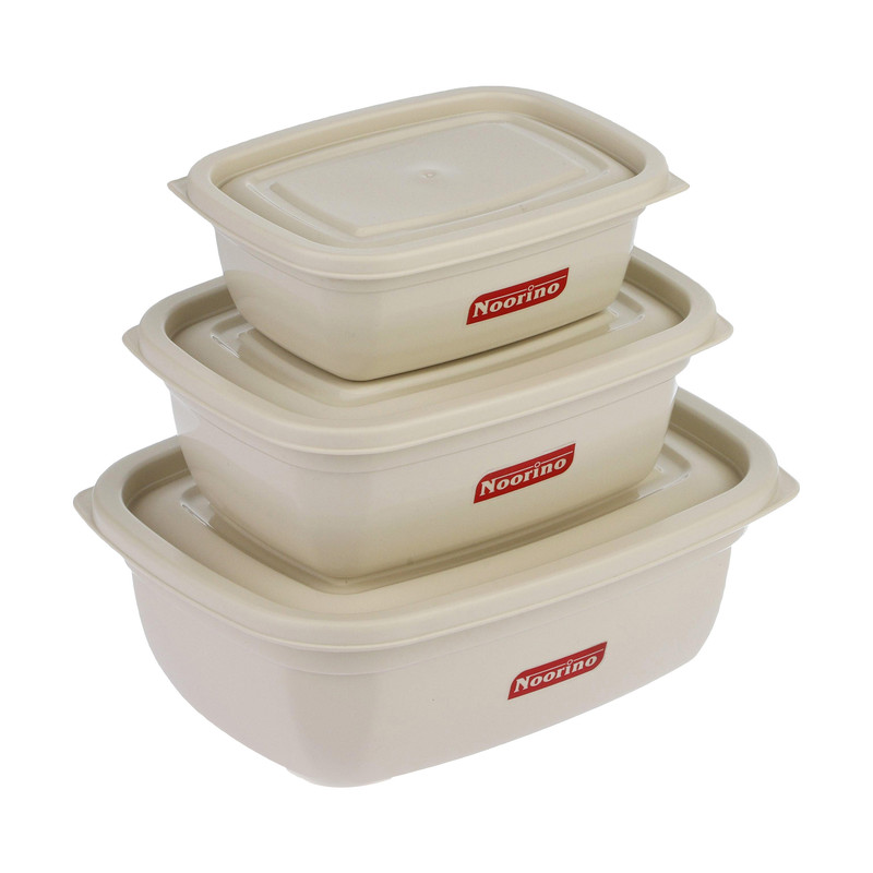 ظرف نگهدارنده نورینو مدل صبا مجموعه سه عددی