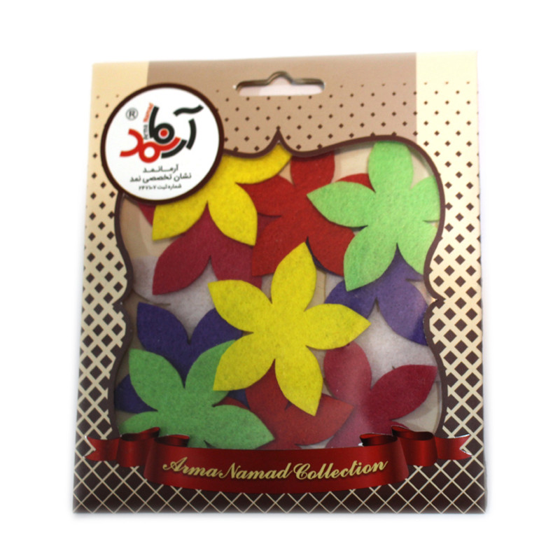 الگو نمد آرما نمد طرح گل لیلیوم 5.5 سانتی مدل NGLL5