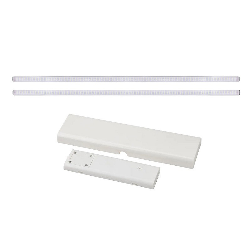 چراغ ال ای دی 5.4 وات ایکیا مدل SILVERGLANS بسته 2 عددی به همراه آداپتور