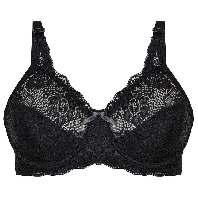 خرید و قیمت سوتین زنانه تیدامی 724 مدل 340020302 گیپور فنر دار رنگ مشکی