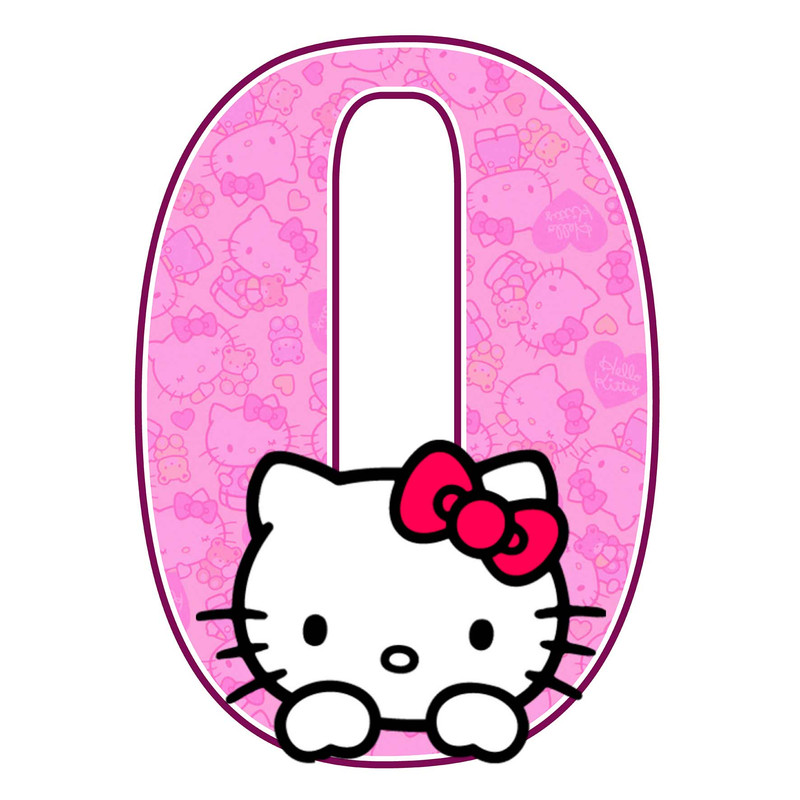 خرید و قیمت استند رومیزی تولد مدل عدد 0 طرح کیتی کد 770