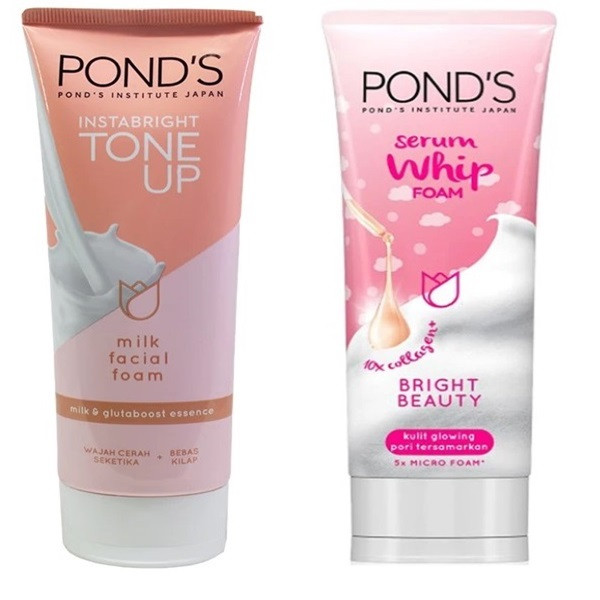 خرید و قیمت فوم شستشو صورت پوندز مدل Bright Beauty and Milk حجم 100 میلی لیتر مجموعه 2 عددی