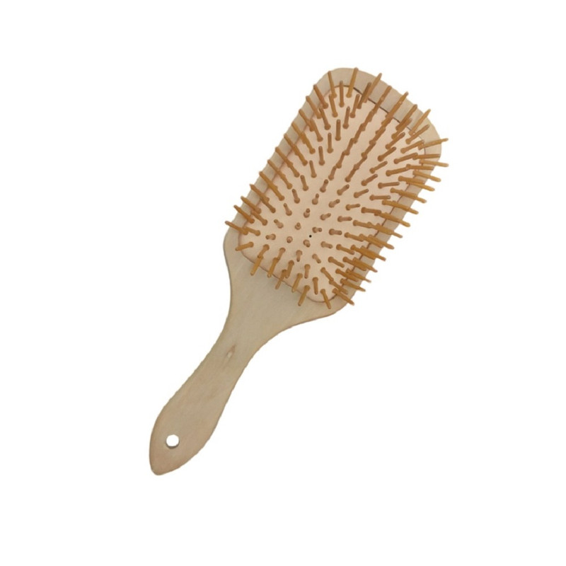 برس مو مدل چوبی ضد وز طبیعی