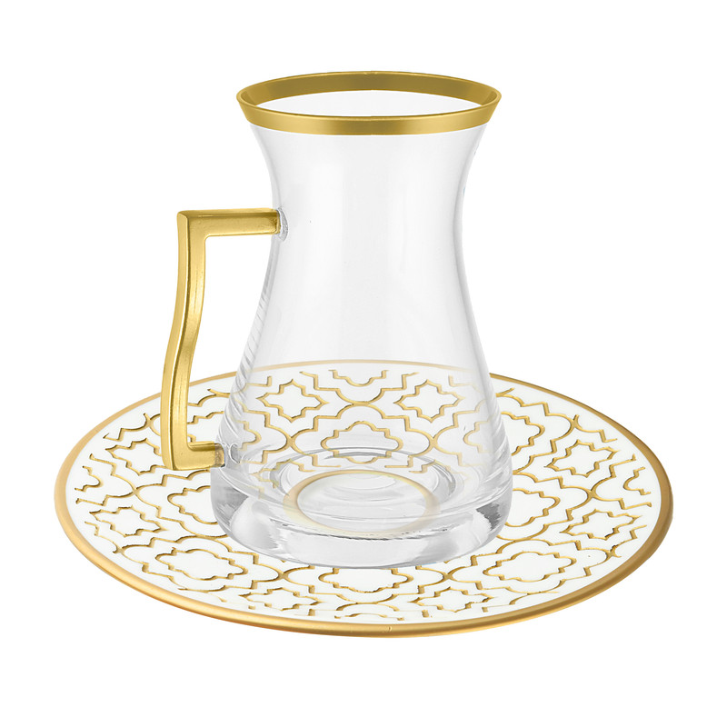 سرویس چای خوری 12 پارچه جانبا مدل 001