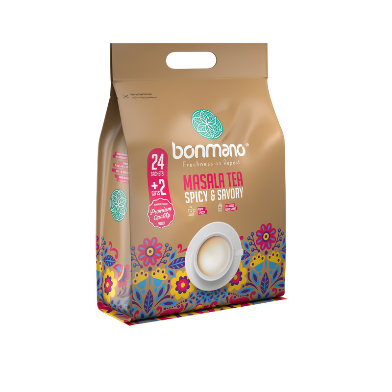 خرید و قیمت چای ماسالا بن مانو - 20 گرم بسته 26 عددی