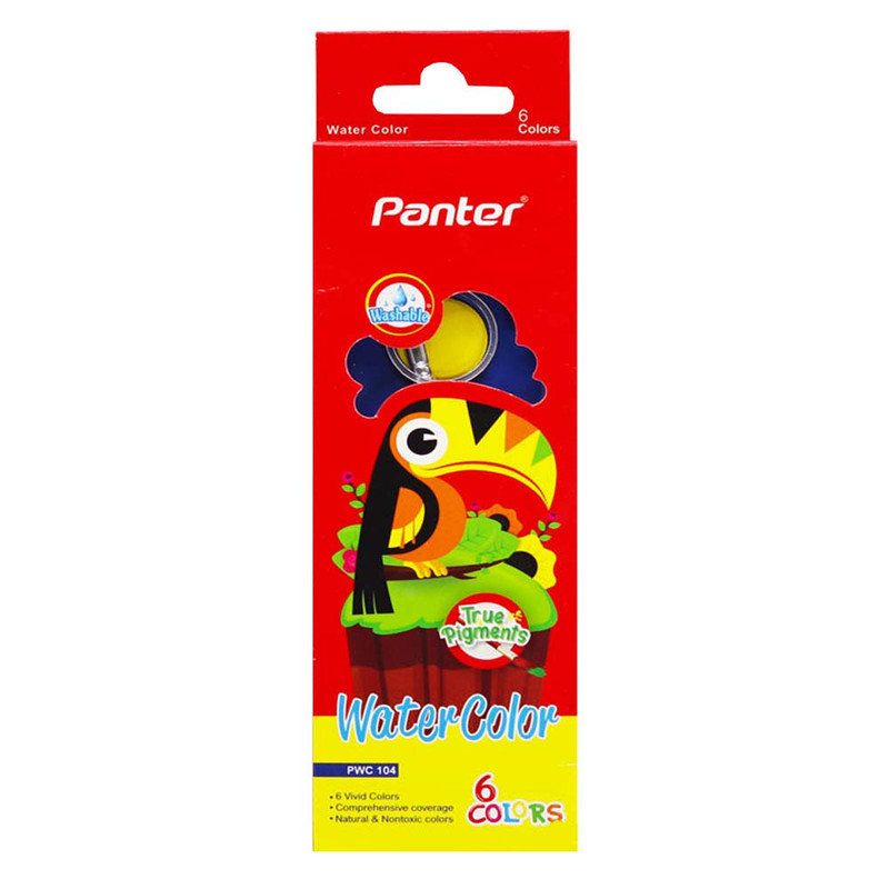 آبرنگ 6 رنگ پنتر مدل 104 کد 154223