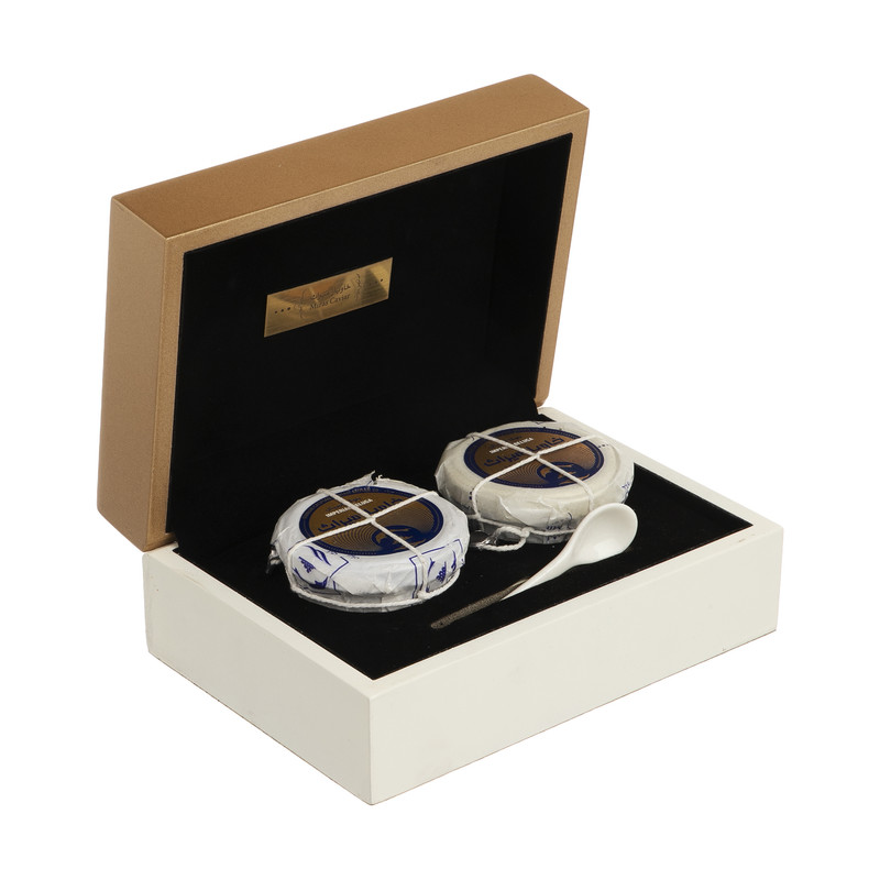 خاویار بلوگا امپریال میراث خاویار کاسپین ایرانیان - 100 گرم به همراه قاشق و جعبه