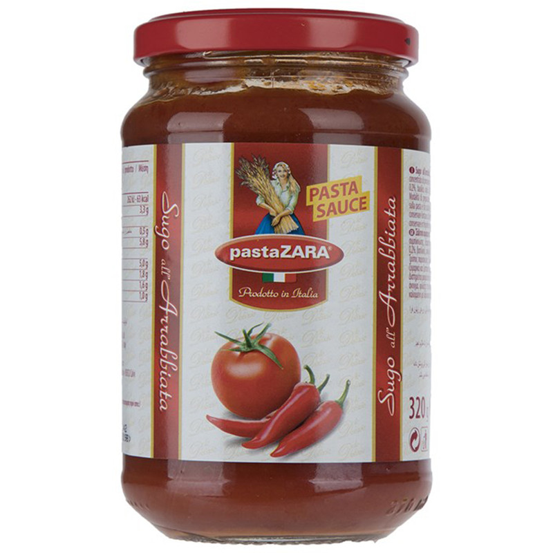 سس پاستا پاستا زارا فلفلی مقدار 320 گرم