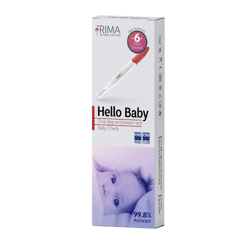 خرید و قیمت تست بارداری ریما مدل Hello Baby