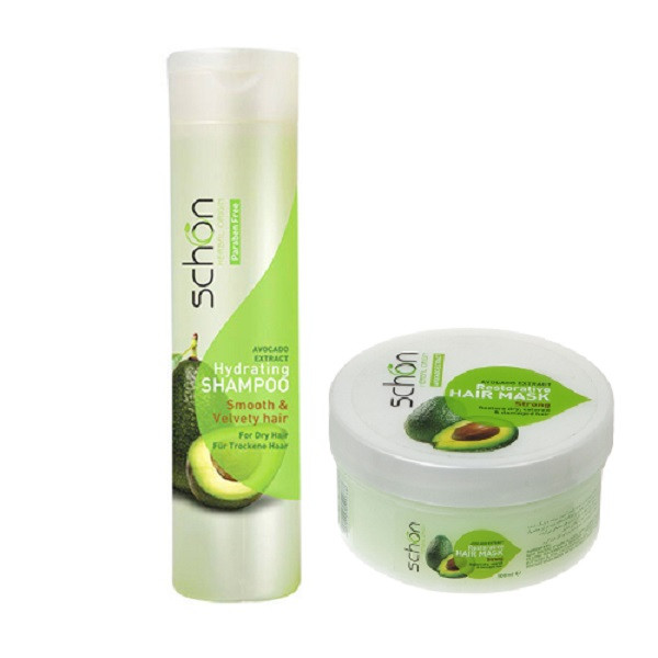 ماسک مو شون مدل آووکادو حجم 400 میلی لیتر به همراه ماسک مو شون مدل Avocado حجم 300 میلی لیتر