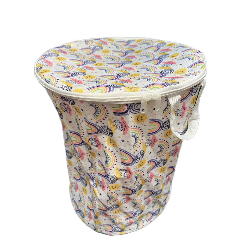 خرید و قیمت سبد رخت چرک آیسم مدل رنگین کمان استیکر