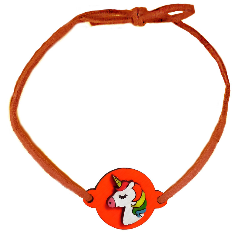 دستبند دخترانه مدل تک شاخ کد 003