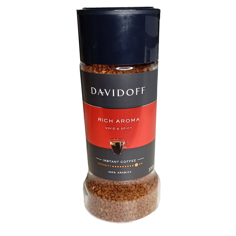 خرید و قیمت قهوه فوری ریچ آروما دیویدف - 100 گرم