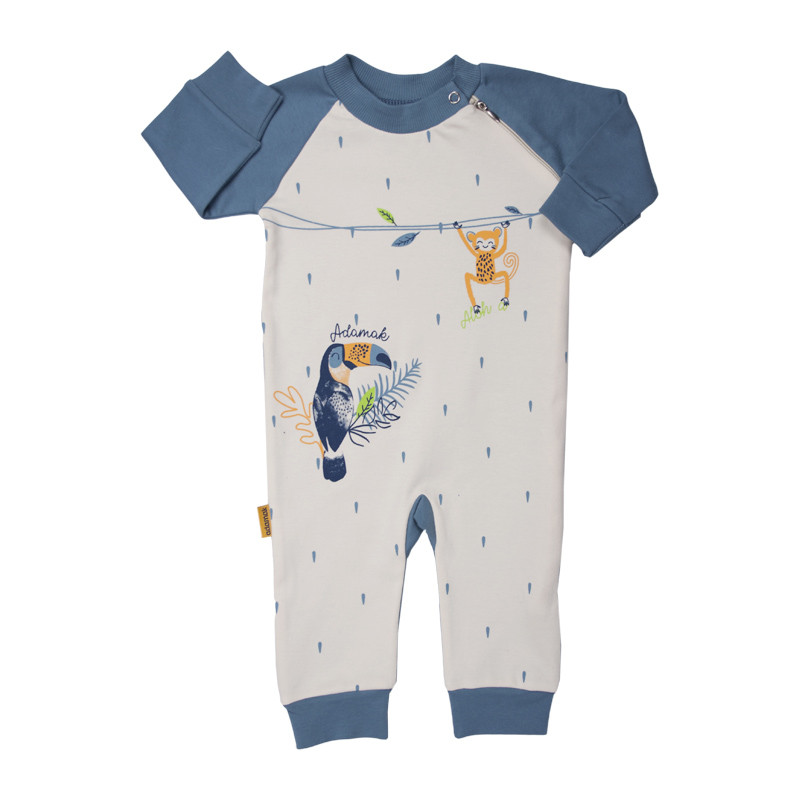 سرهمی نوزادی آدمک مدل مچدار طرح هاوایی کد 48251