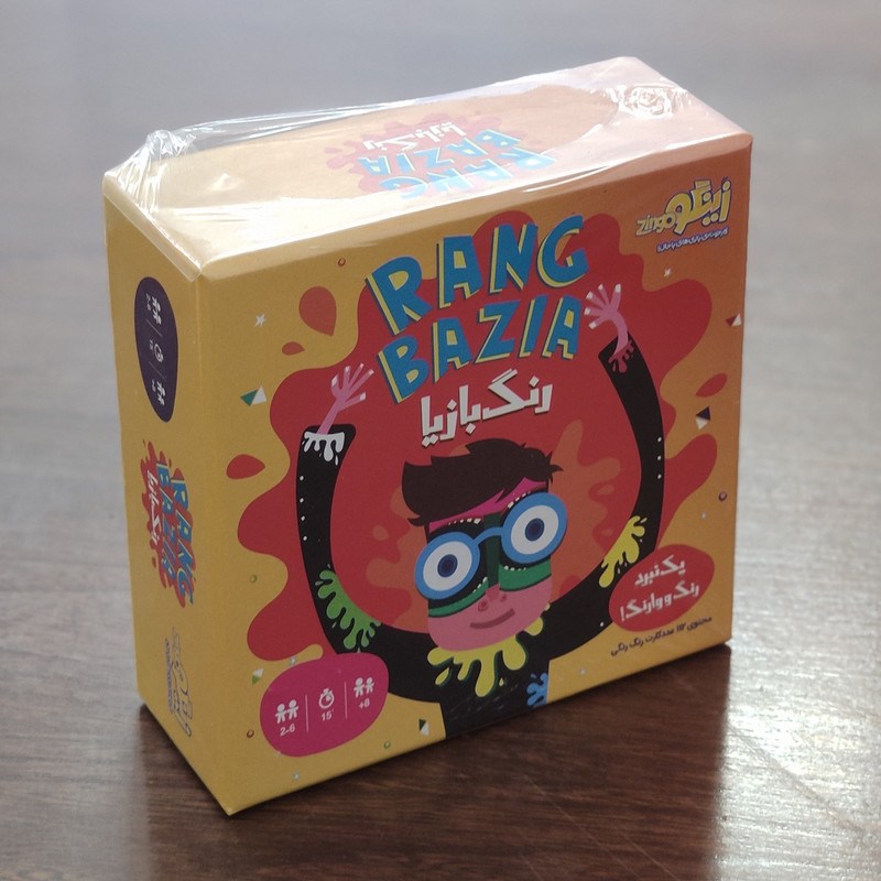 بازی فکری زینگو مدل رنگ بازیا کد 2