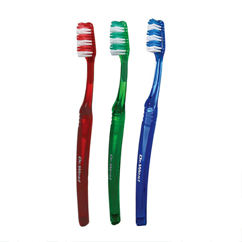 خرید و قیمت مسواک دکتر وست مدل p03 با برس سخت بسته 3 عددی