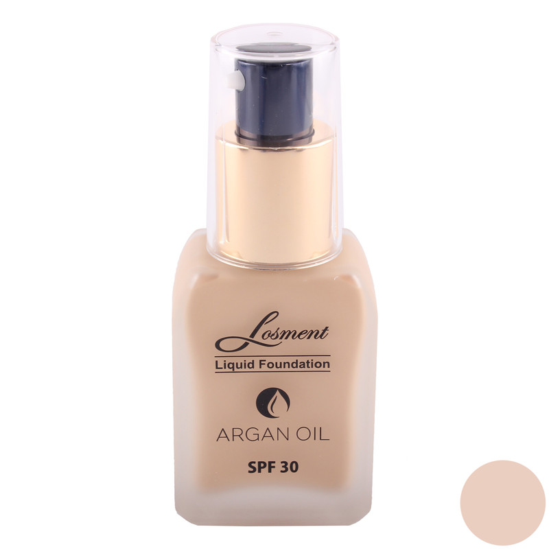 خرید و قیمت کرم پودر لوسمنت SPF30 حاوی روغن آرگان و آلوئه ورا شماره L201 حجم 36 میلی لیتر
