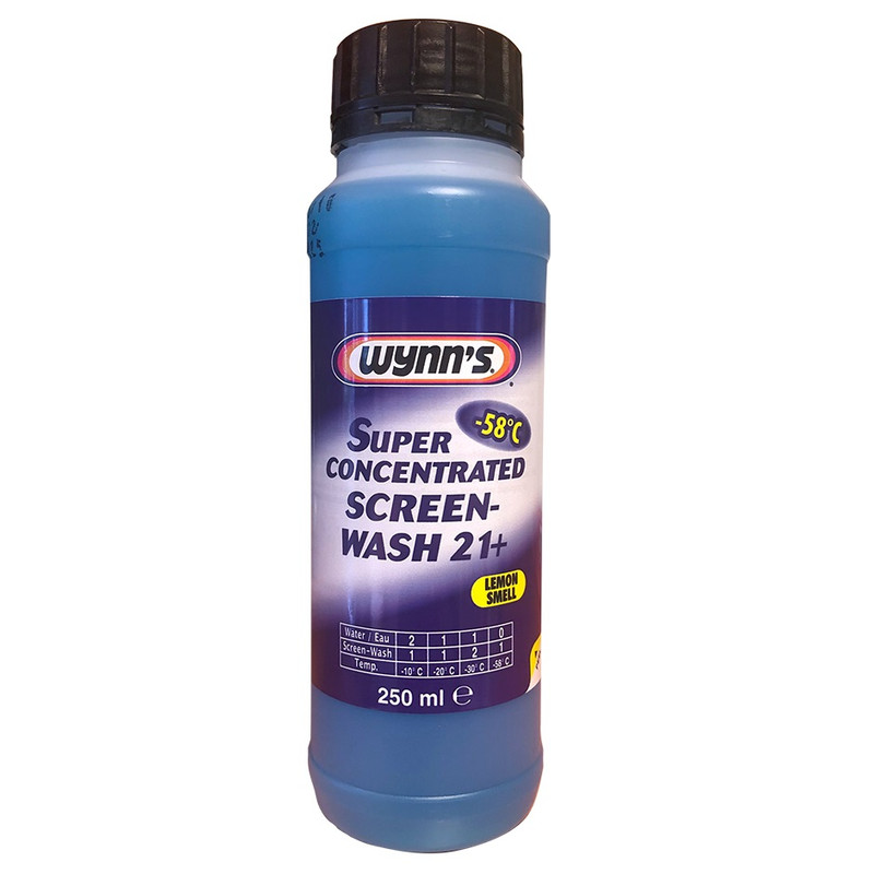 خرید و قیمت شیشه شوی خودرو وینز مدل Concentrated حجم 250 میلی لیتر