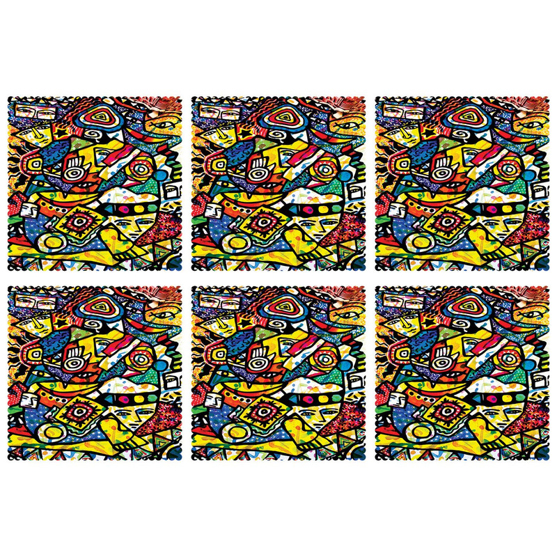 زیر بشقابی کد U1-42004 بسته 6 عددی