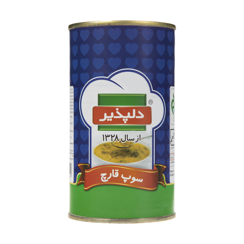 خرید و قیمت کنسرو سوپ قارچ دلپذیر مقدار 500 گرم