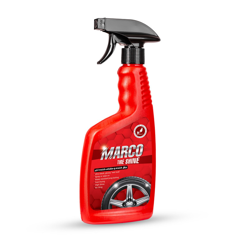 خرید و قیمت اسپری واکس لاستیک خودرو مارکو مدل MARCO-500 حجم 500 میلی لیتر