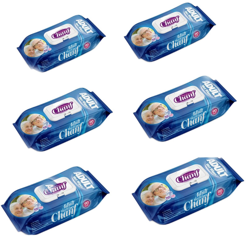 دستمال مرطوب چانف مدل 90 مجموعه 6 عددی