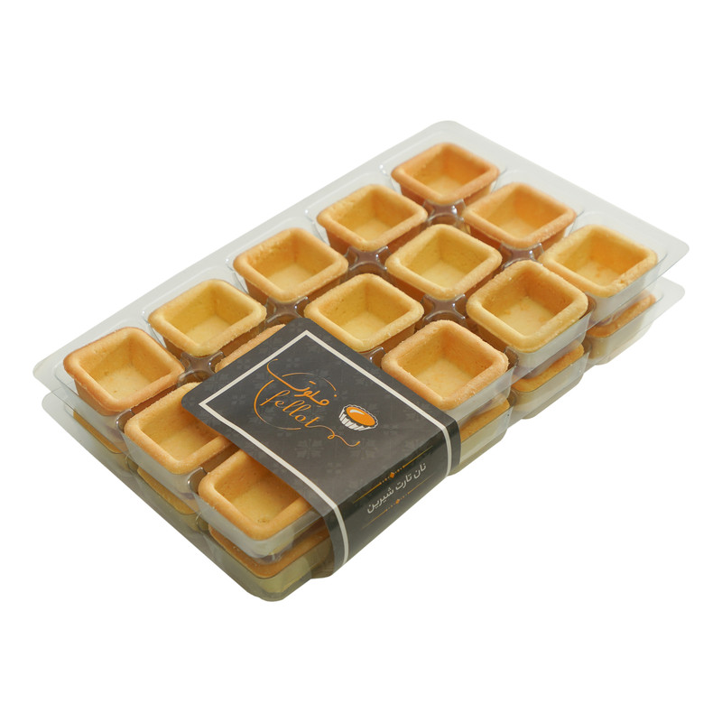 نان تارت مربع شیرین قنادی فلوت - 230گرم