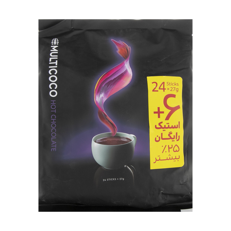 ساشه هات چاکلت مولتی کوکو - 27 گرم بسته 30 عددی