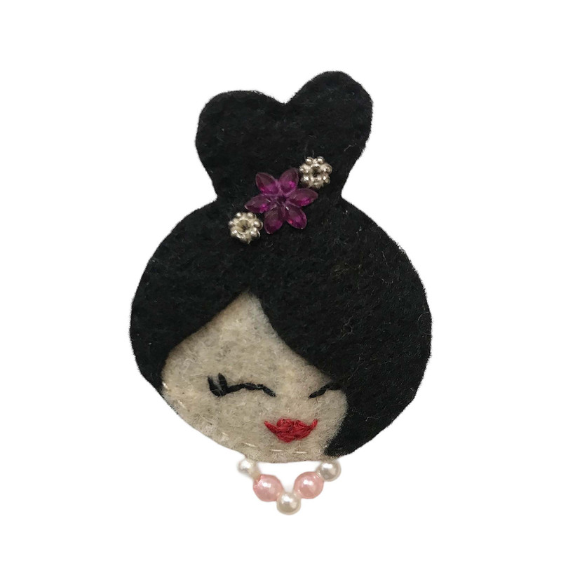 پیکسل دست ساز مدل دختر