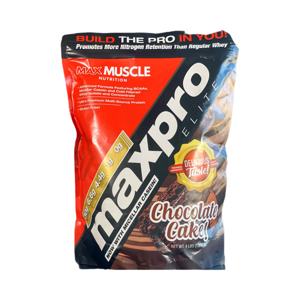 خرید و قیمت پودر مکس پرو الیت کیک شکلاتی مکس ماسل - 1816 گرم