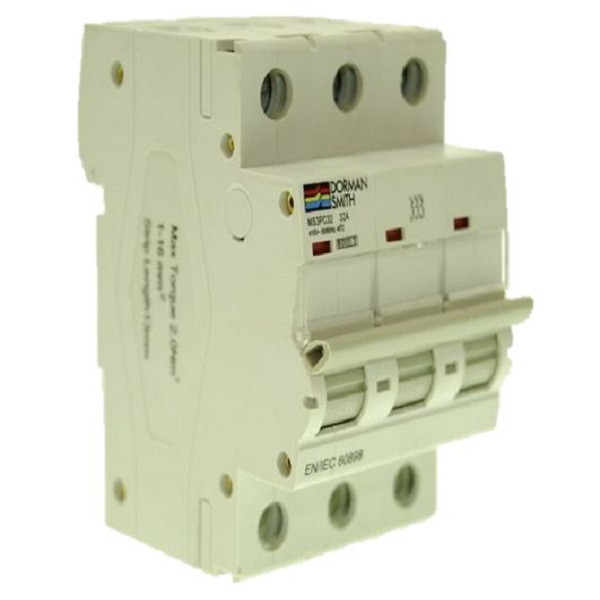 فیوز مینیاتوری سه فاز 50 آمپر دورمن اسمیت مدل MT3PC50