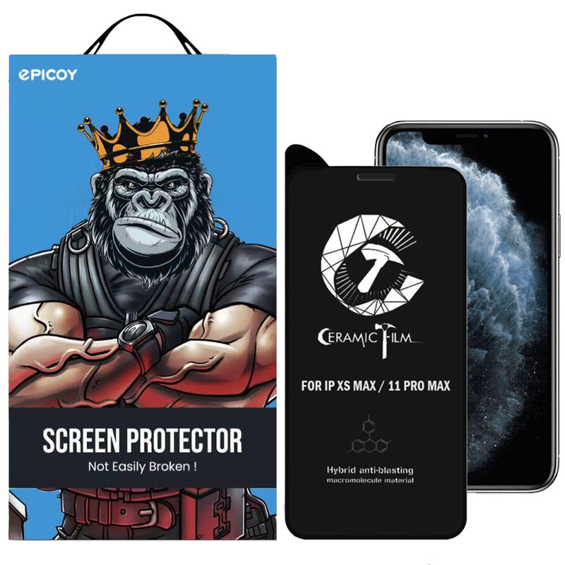 محافظ صفحه نمایش سرامیکی اپیکوی مدل Crm مناسب برای گوشی موبایل اپل iPhone 11 Pro Max / XS Max