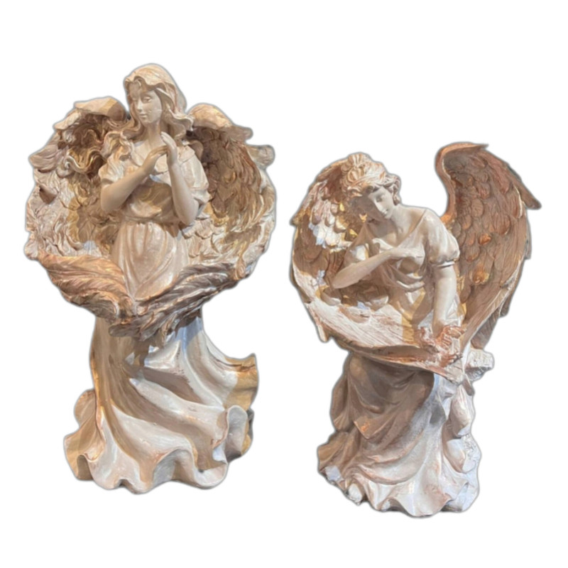 مجسمه مدل فرشته F40210 مجموعه دو عددی