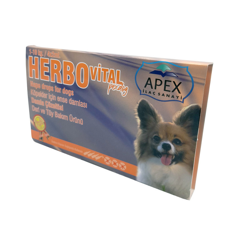 قطره ضد کک و کنه سگ اپکس مدل Mini Vital بسته 4 عددی