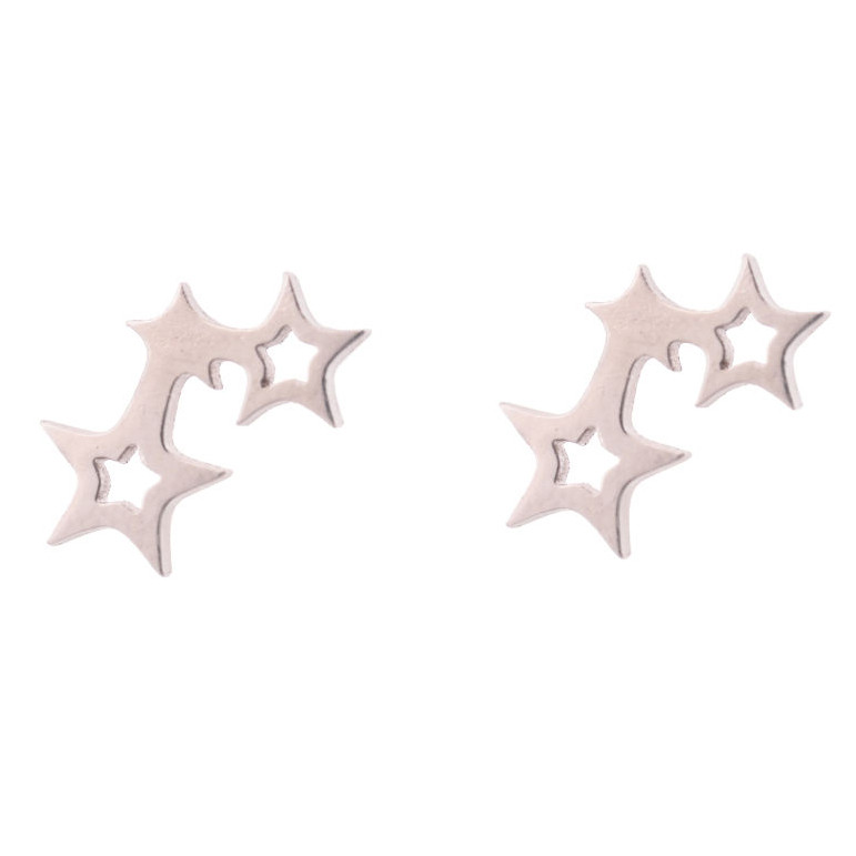 خرید و قیمت گوشواره زنانه طرح ستاره کد GO1302